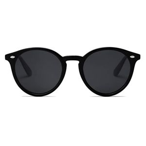 🕶Black Round Polarized Sunglasses for Women Men Classic Vintage